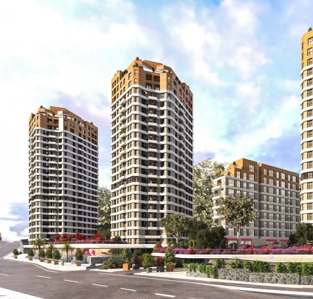 Exterior image - Sea view apartments for sale near Aydos plateau and forests in Kartal - 30368