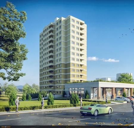 Exterior image - Apartments for sale in installments close to new metro station in Ispartakule-Istanbul - 31965